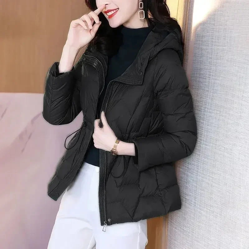 Women's Cotton Coat Short Quilted Jacket Thick Padded Lady Parka Offers Hot Luxury 2025 Trend Modern Discount Cheap High Quality