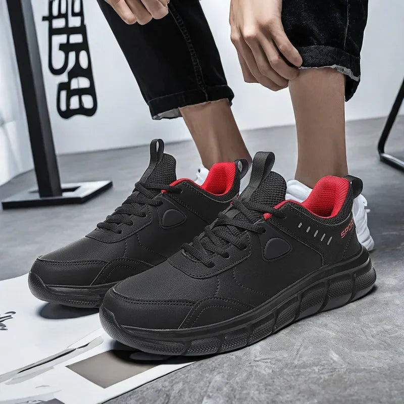 Skechers Shoes Men Sequins Canvas Non-Casual Leather Teenage Sneakers Height-High Working Shoes Fitness Fashion Tennis Bascket