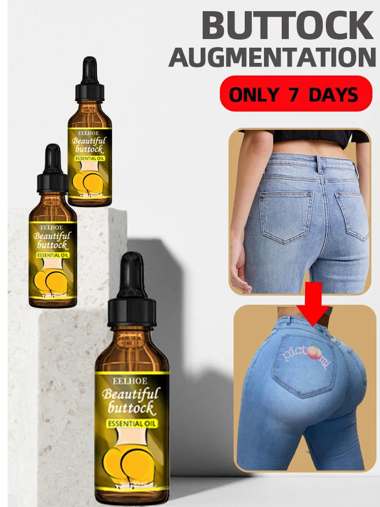 Sexy buttocks, plump buttocks, effective buttocks lifting and massage oil, buttocks beauty, buttocks enhancement