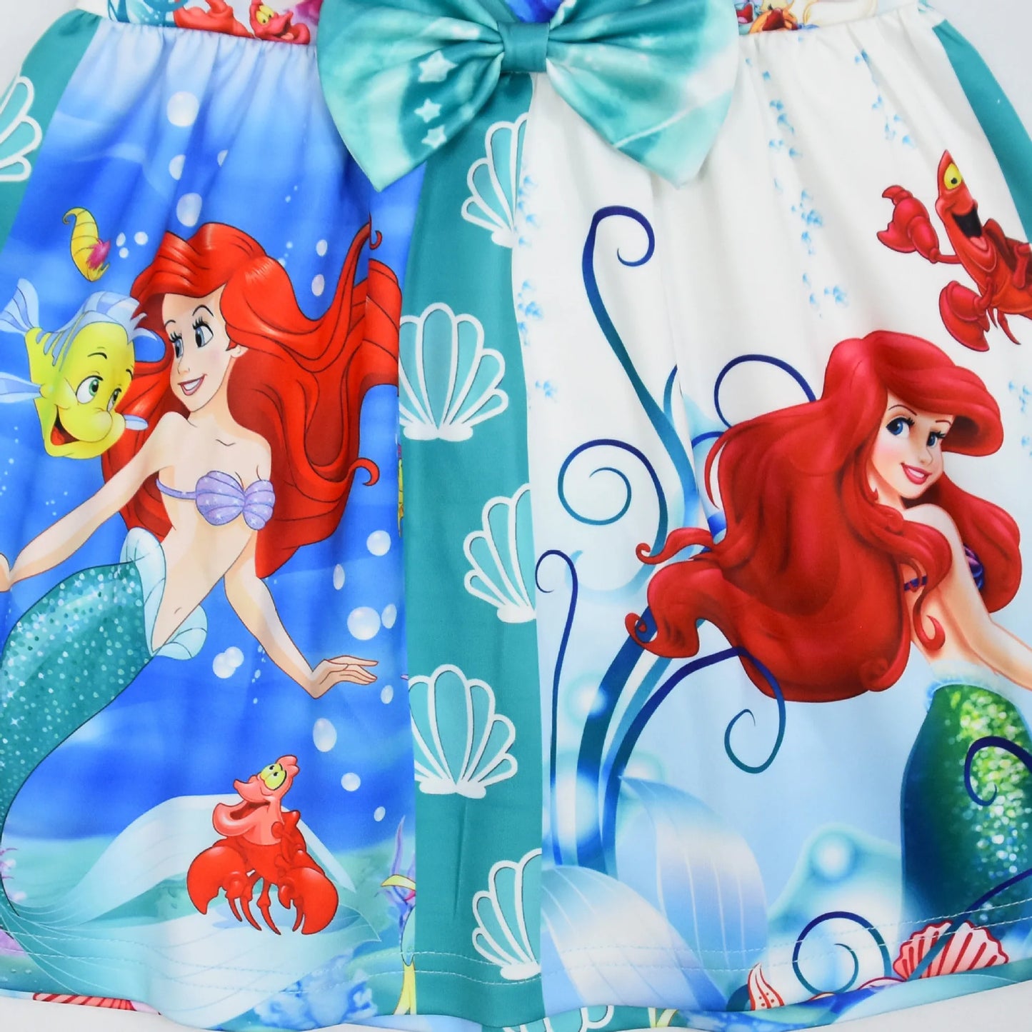 2024 Disney Princess Children's Skirt Mermaid Snow White Cinderella Girl  Dress Skirt  Girl Dress Birthday Gift for Kids