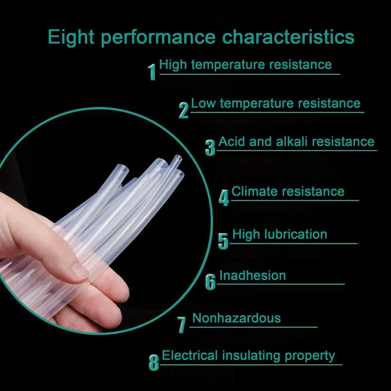 IdeaFormer 3D Printer 2*4mm Clear PFA PTFE Tube PiPe J-head Hotend RepRap Rostock Bowden Extruder for E3d V5/V6 1.75MM Filament