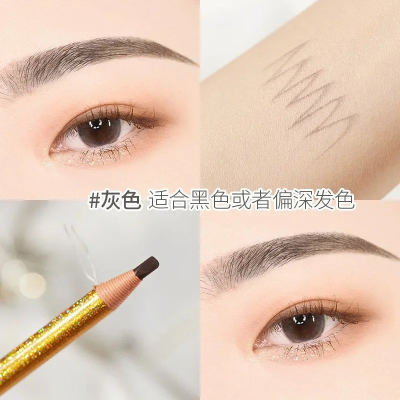 1/3/5pcs Pull Wire Eyebrow Pencil Makeup Eyebrow Enhancers Cosmetic Art Waterproof Tint Stereo Types Coloured Beauty Tools