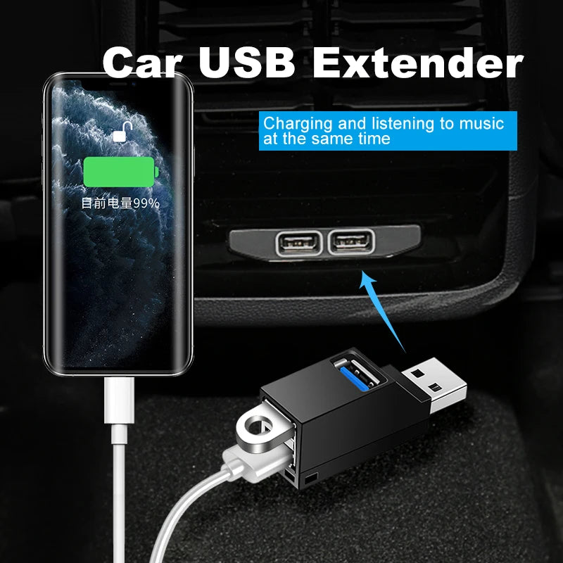 USB 3.0 Hub 5Gbps High Speed Data Transfer 3 Ports USB Splitter for Computer Laptop Docking Station Adapter PC Accessories