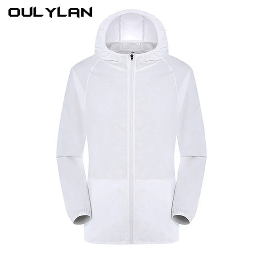 Camping Rain Jacket Men Waterproof Sun Protection Clothing Fishing Hunting Clothes Quick Dry Skin Windbreaker With Pocket Ladies