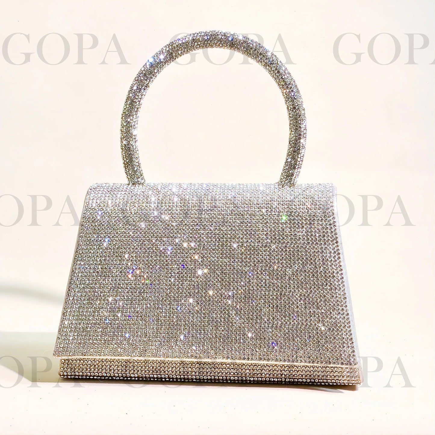 Women Lady Rhinestone Elegant Clutch Shoulderbag Handbag Handheld Purse Party Coctail Wedding Prom Birthday Silver Gold Black