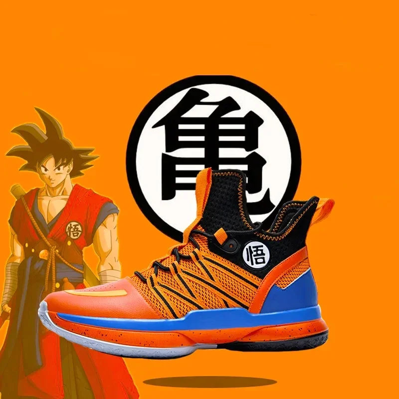 New Dragon Ball Son Goku Luxury Men Running Shoe Anime BasketShoe Breathable Streetwear Sneakers Outdoor Sports Tennis Gym Shoes