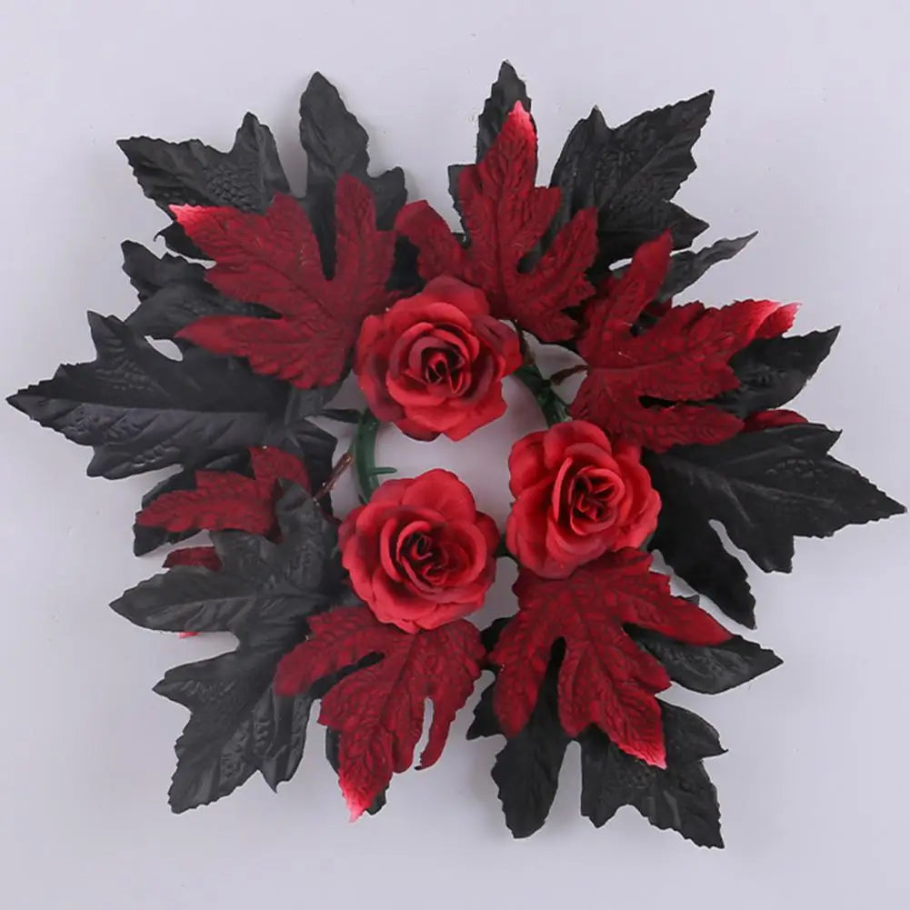 Eye-catching Maple Leaf Garland Fall Maple Leaf Wreath Garland Set for Halloween Thanksgiving Home Decoration for Halloween