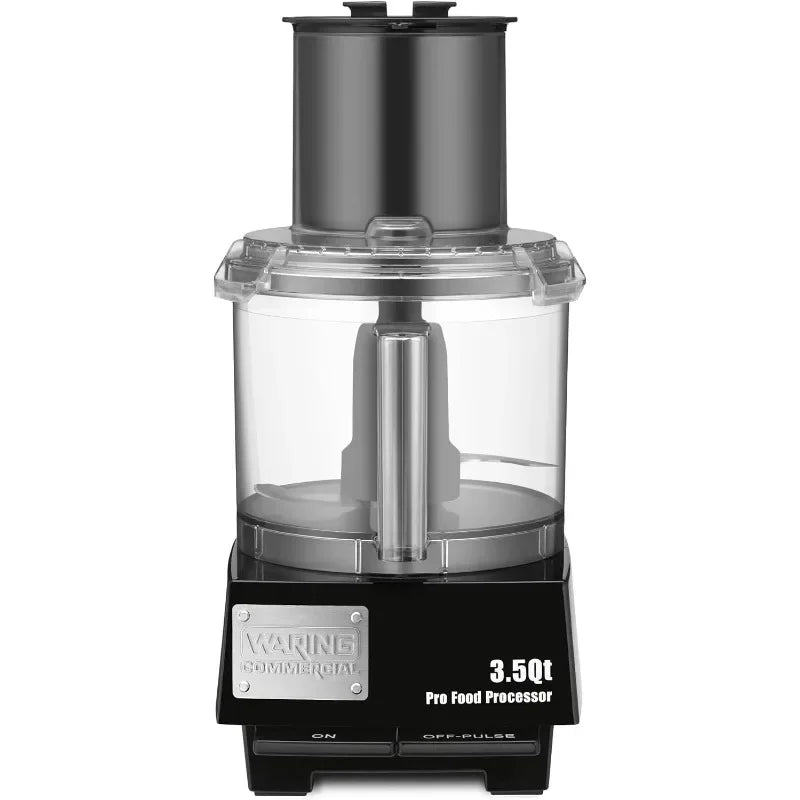 Waring Commercial WFP14S Food Processor, 3-1/2-Quart, Clear 120V, 5-15 Phase Plug, Kitchen Appliances