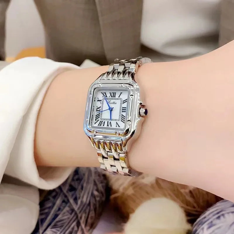 Luxury Women Watch Stainless Steel Quartz Ladies Watches Gift Ladies Quartz Wristwatch Female Clock