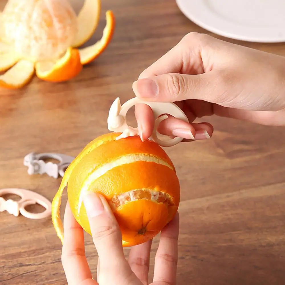 Orange Peeler Economic Multifunctional Light Abs Kitchen Accessories Tools Stripper Durable Safe Kitchen Appliances Opener