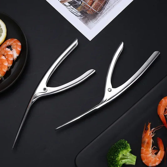 Kitchen Appliance Stainless Steel Shrimp Peeler Prawn Peeler Line Cutter Cleaning Shrimp Line Fishing Lobster Peel Seafood Tool