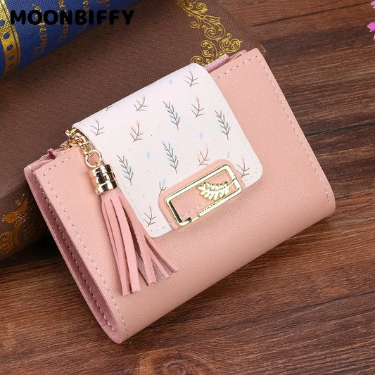 2023 Fashion Ultra-thin Wallet Short Wallet for Woman Mini Coin Purse Ladies Clutch Small Wallet Female Pu Leather Card Holder