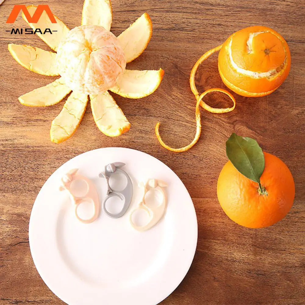 Orange Peeler Economic Multifunctional Light Abs Kitchen Accessories Tools Stripper Durable Safe Kitchen Appliances Opener