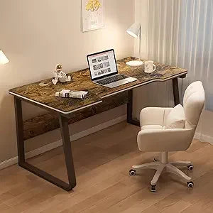 Gaming Desk Computer Writing Table Student Art Modren Simple Style PC Wood Suitable for Home.