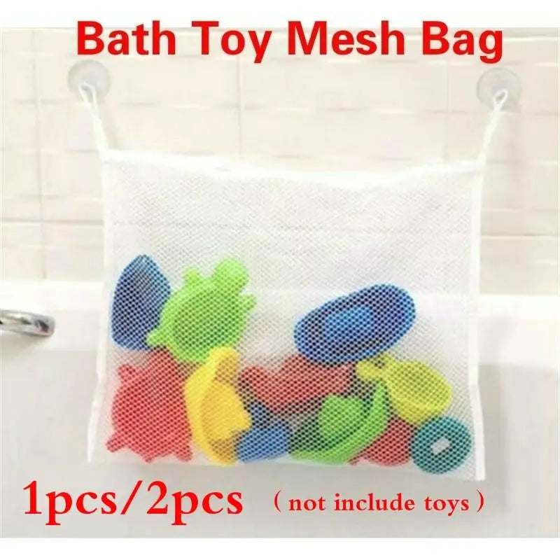 1pcs White Kids Bathroom Storage Bag Children Shower Bath Paddle Toy Bath Organizer Bag Bathroom Hang Bags Convenience Items