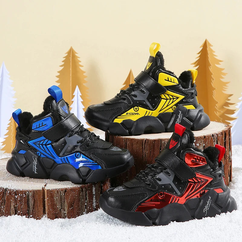 Kids Snow Boots for Boys Girls High Quality Winter Warm Waterproof Children Fashion Sport Shoes Sneakers Girls Snow Boots