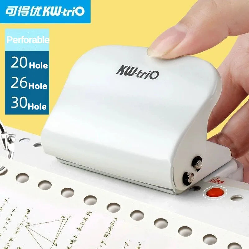 6 Hole Punch Notebook Round Hole Standard Punch Planner Papers Puncher A4 A5 B5 Binding Rings Stationery School Office Supplies