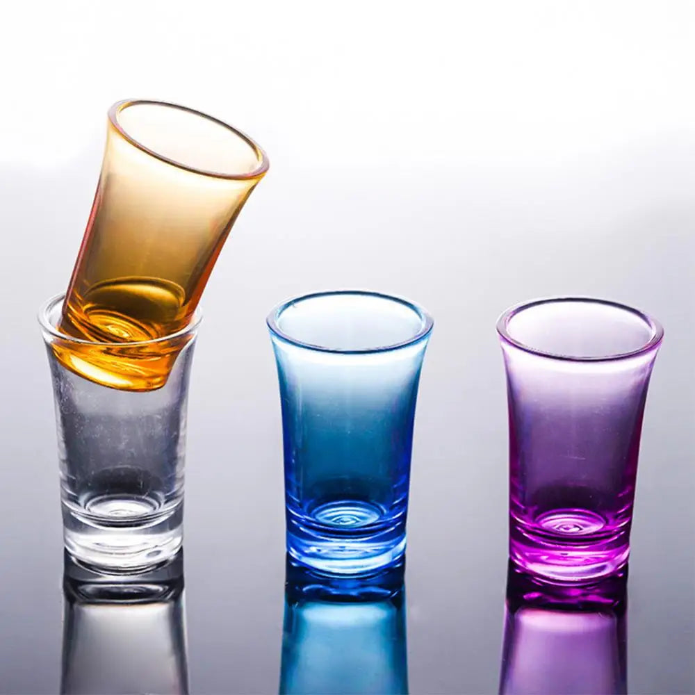 Drinking Tool Wedding Wine Glasses Cocktail Pint Vodka Cups Kitchen 1pcs NEW Shot Glass Plastic Spirits Shot Cup Party Bar Club