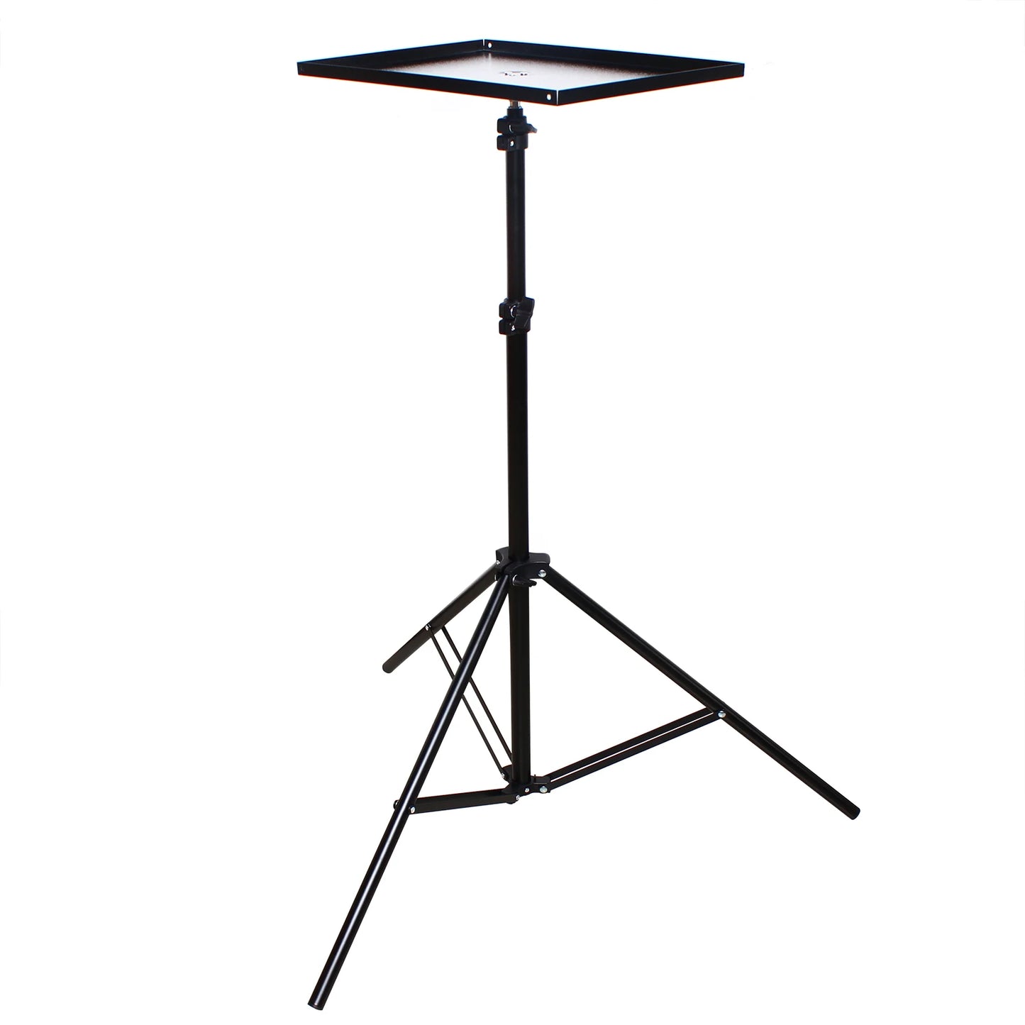 Laptop Tripod Stand, Portable Office Desk Workstations Adjustable Height 27" to 74" for Notebook Computer Projector Lamp Holder