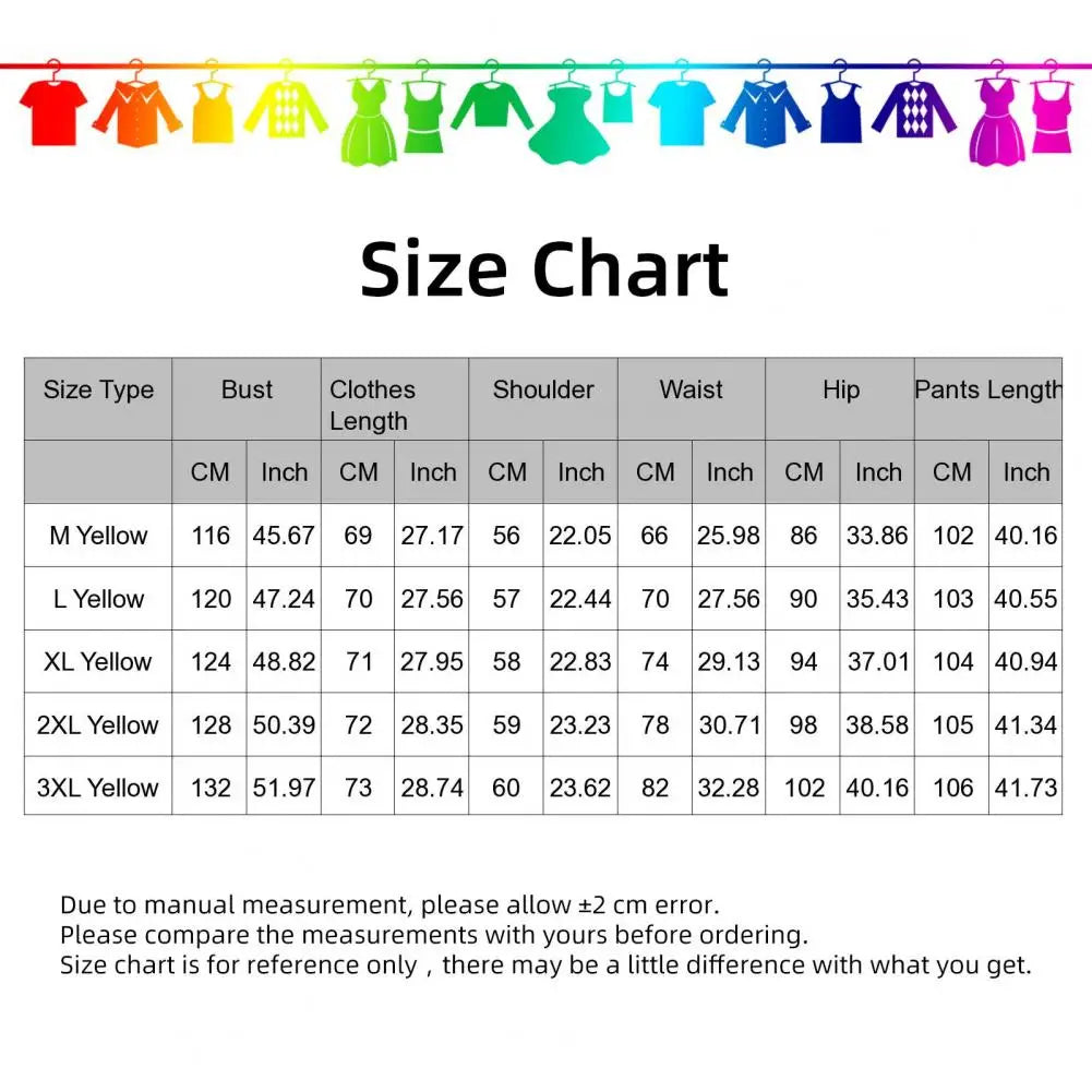 2 Pcs/Set Ladies Shirt Pants Suit Bright Color Print Wide Leg Loose Women Printed Suit Casual Youth Vacation Top Trousers Set