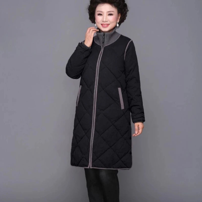 Solid Color Women's Cotton Coat Padded Offers 2025 Trend New in Outerwears Quilted Jacket High Quality Youthful Hot Lady Parka