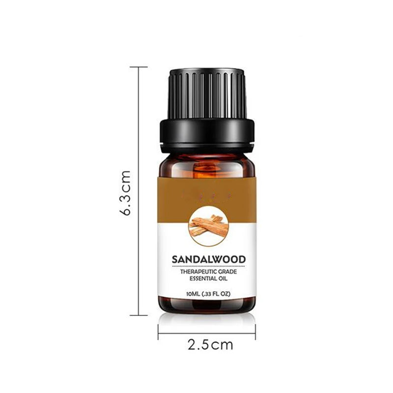 100% Natural oil Extraction Fragrance Aromatherapy Aroma Sandal Wood 10ml Pure Essential Oil