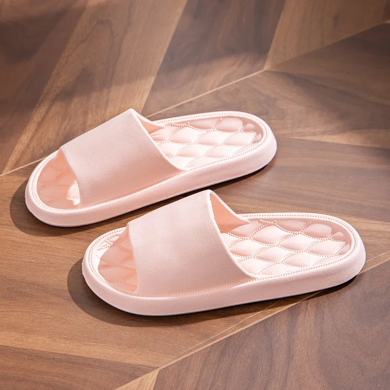 2023 New Slippers Women Indoor Floor Flat Shoes Summer Non-slip Flip Flops Bath Home Slippers Slides Soft Zapatillas de hombre