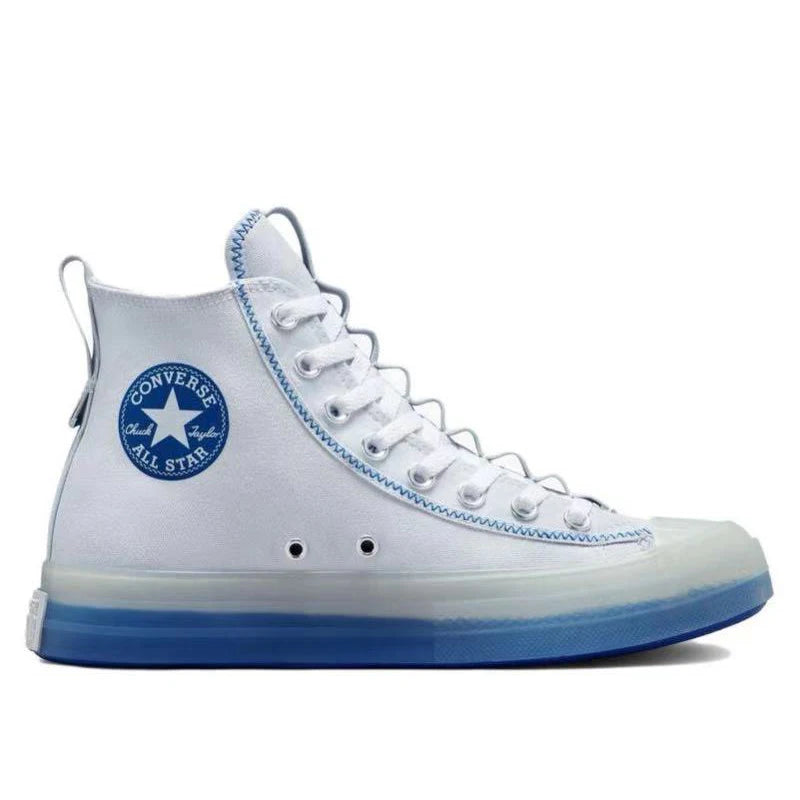 Converse Chuck Taylor All Star CX Explore Non slip and Durable High cut Canvas Shoes for Men and Women in Blue and White