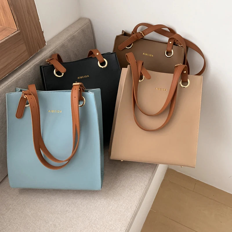 Ladies Handbags Women Fashion Bags Designer Tote Luxury Brand Leather Shoulder Bag Women Top Handle Bag Female Sac A Main