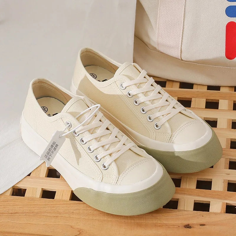 Women Canvas Shoes Casual Sports Shoes Platform Footwear Tennis Female New Loafers Ladies Canvas Sneaker Footwear Shoes Woman