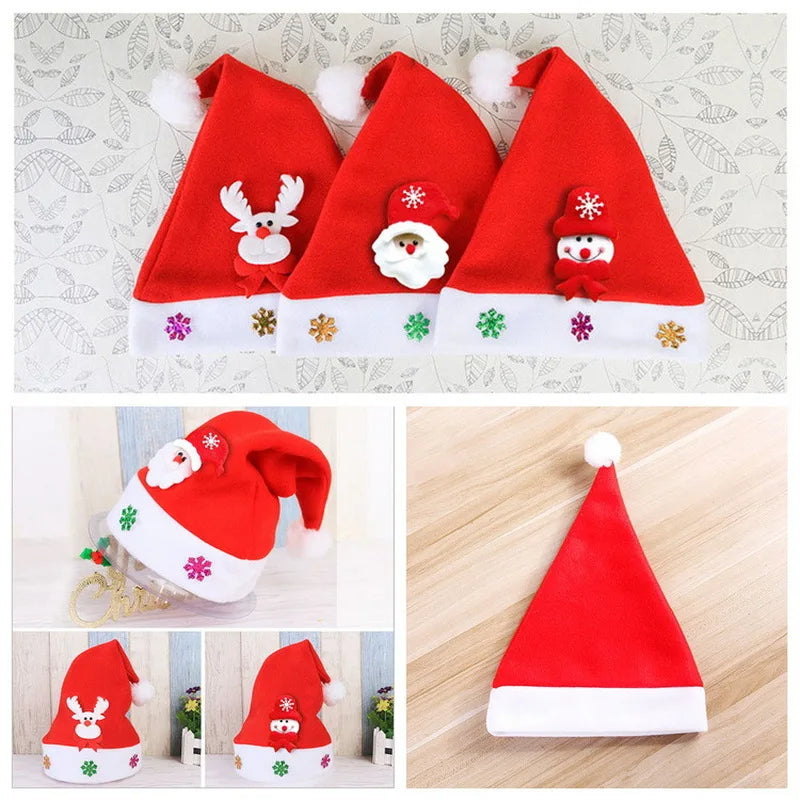 Christmas Decorations Holiday Gifts Christmas Hats Cute Winter Warm Plush Wholesale Disposable Items For Men And Women  Present