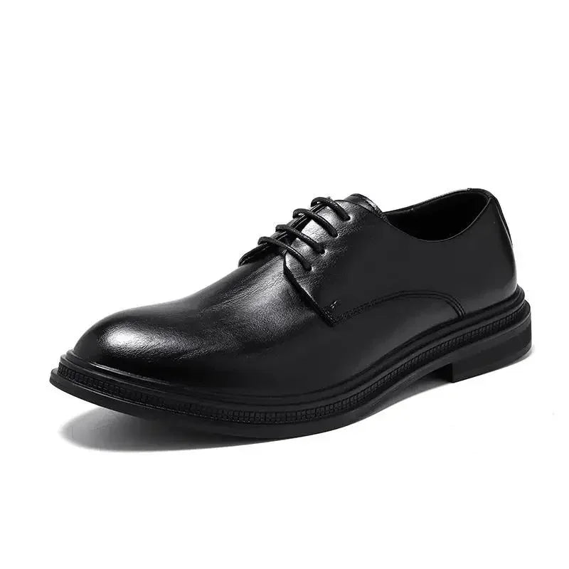 Youth Casual Leather Shoes Men's Korean-Style Retro Business Formal Wear Dress Party Men's Shoes