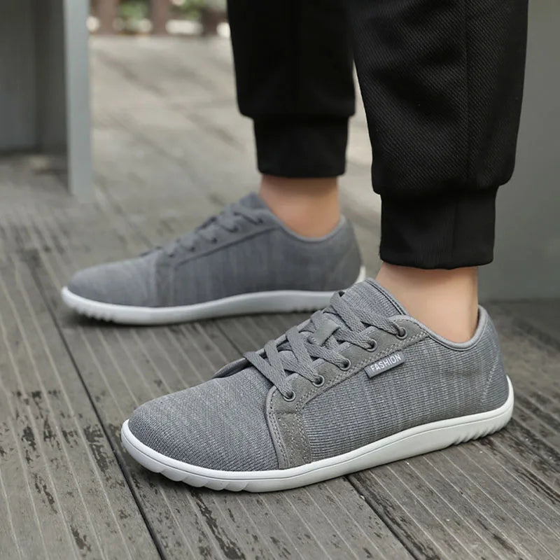 Men Minimalist Wide Barefoot Sneakers | Zero Drop | Unisex Wide Width Fashion Sneaker Unisex Outdoor Running Casual Sneaker