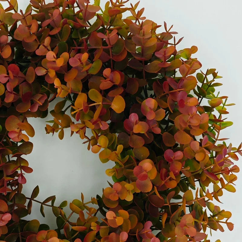 Autumn Wreath Home Decoration Outdoor Front Door Fall Wreath Room Decor Diy Wall Hanging Farmhouse Home Decoration