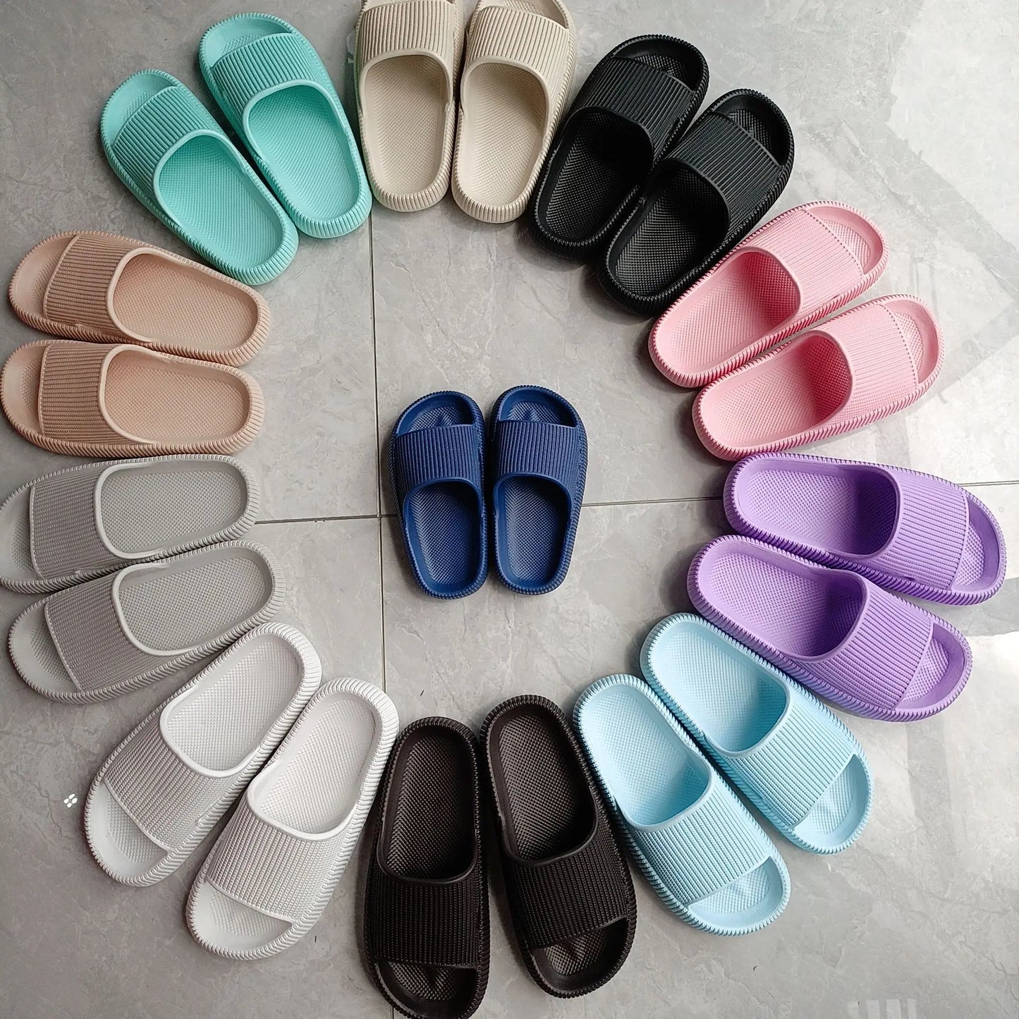 Summer New Children's Cold Slippers Indoor Non-slip and Soft Bottom Comfort Cute Baby Hole Shoes Boys and Girls Home Slippers