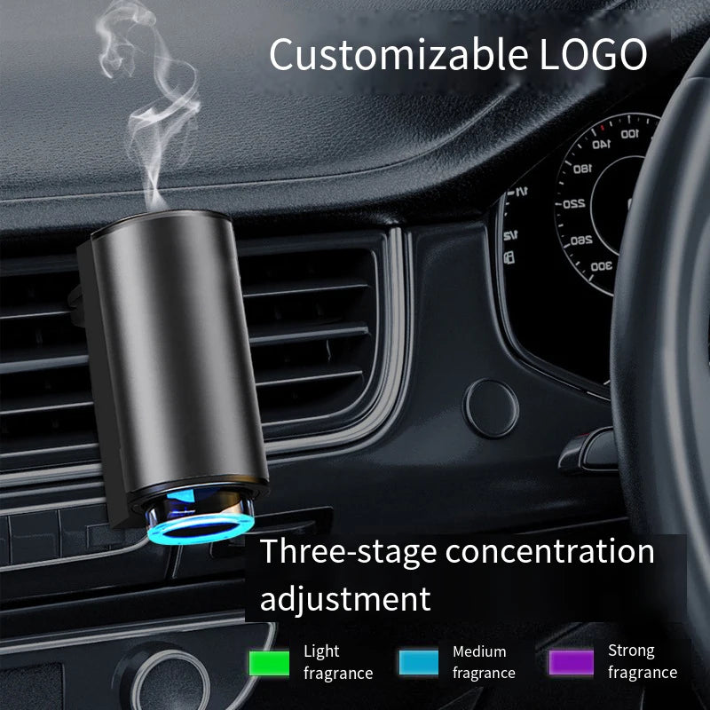 Intelligent Car Air Fresheners Air Vent Outlet Metal Alloy Fragrance Perfume Spray Diffuser Aroma Auto Smell Car Accessories