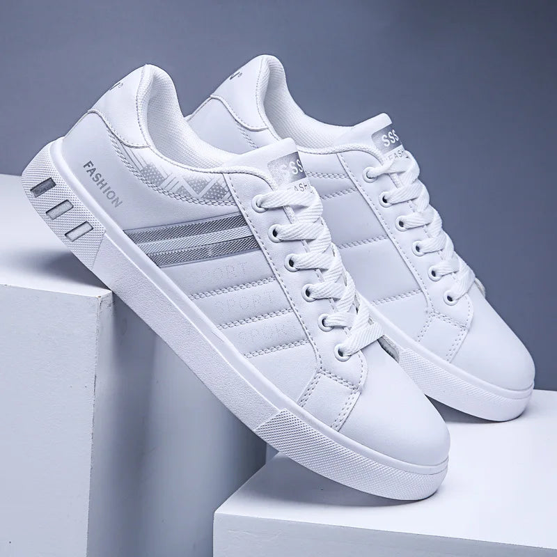 Men's Sneakers White Casual Shoes Spring Autumn New 2024 Outdoor Sport Shoes for Men Fashion Walking Flat Shoe Tenis Para Hombre