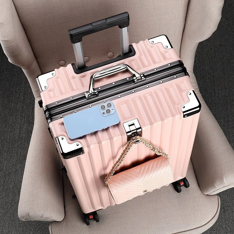 Boarding Luggage New Female Student Large Capacity Super Case Password 28 Travel Box Male Universal Wheel Aluminum Frame Trunk