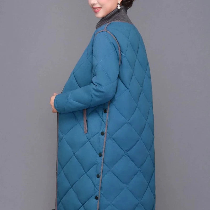 Solid Color Women's Cotton Coat Padded Offers 2025 Trend New in Outerwears Quilted Jacket High Quality Youthful Hot Lady Parka