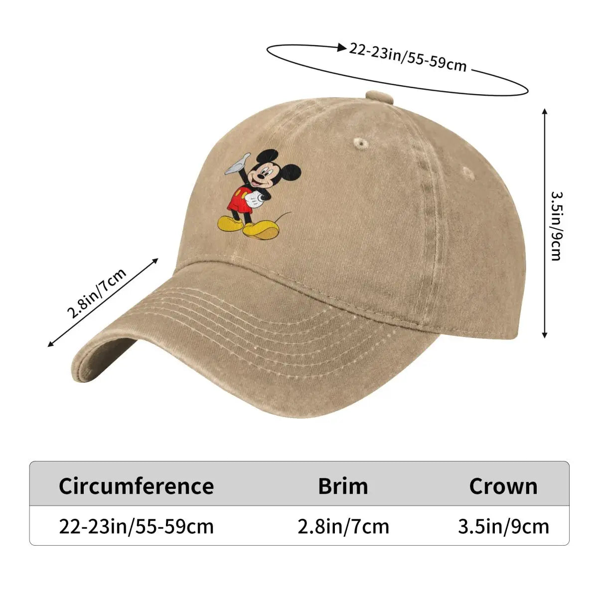 Mickey Mouse Animation Television Baseball Cap Cartoon Anime Casual Unisex Teens Hip Hop Hats Sun protection Baseball Caps Gift