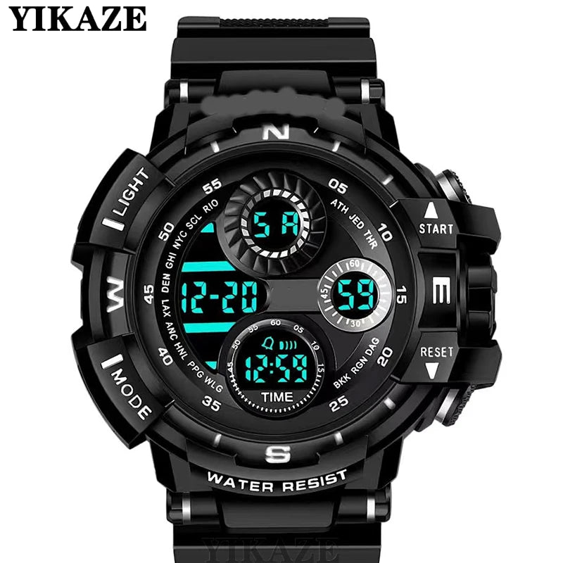 Military Digital Watch for Men Outdoor Men's Sports Watches Clock Waterproof Luminous Chronograph Student Electronic Wristwatch