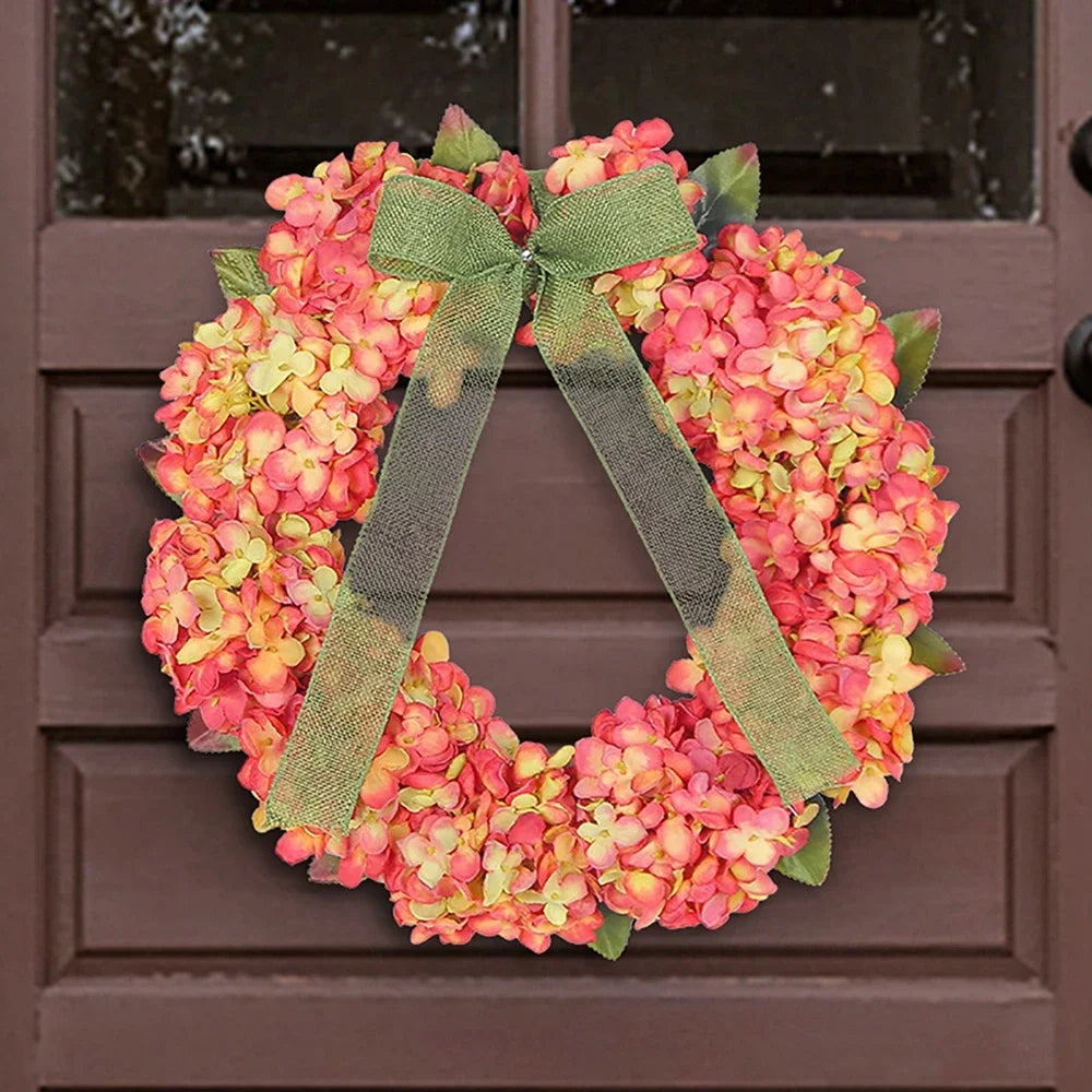 Fall Wreath 30/35cm Autumn Wreath for Front Door Outside Ideal for Autumn Halloween Thanksgiving Day