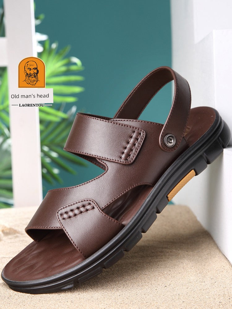 Old Head Summer Daily Casual Genuine Goods Men Sandals