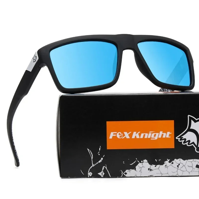 New Fox Knight Brand Square Sunglasses Women Men High Quality Glasses Outdoor Riding Fishing Sun Glasses Retro Shades Uv400