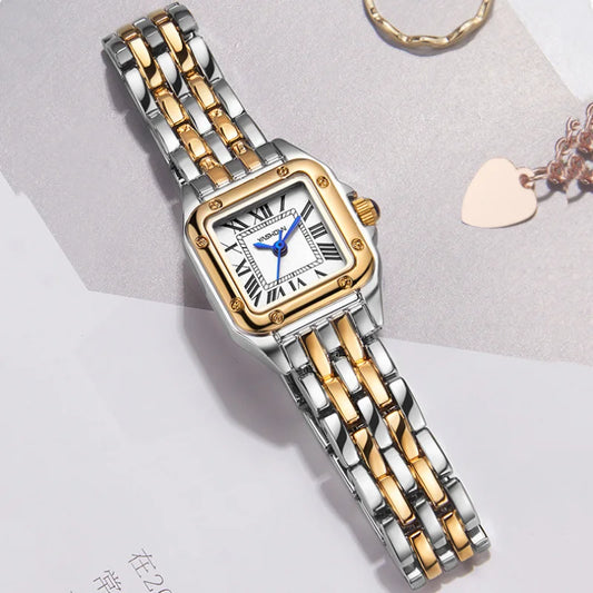 Watches Set Luxury Roman Women Fashion Elegant Wristwatch Quartz Watch For Girl Ladies Clock Relogio Feminino