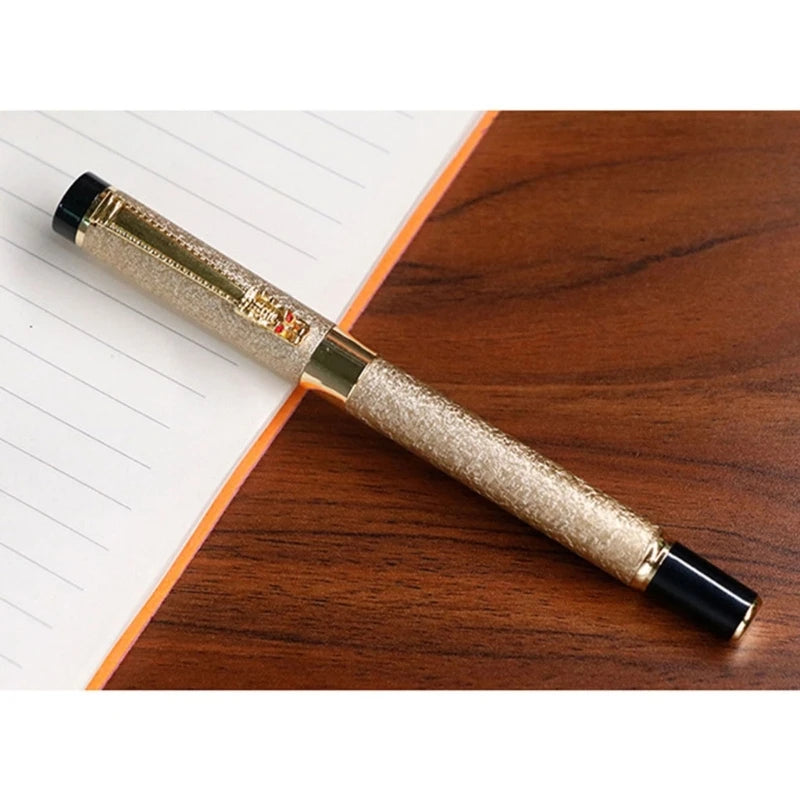 Men Women Calligraphy Pen Writing Tool Signature Pen Office School Supplies Stationery 0.5mm for Extra Fine Metal Nib Pe