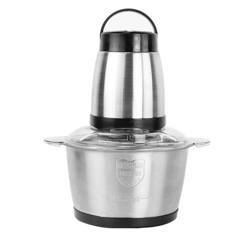 Top Sale Food Chopper Stainless Steel 2L Electrical Food Processor Meat Grinder Blender Mixer Machine Kitchen Appliances,EU Plug