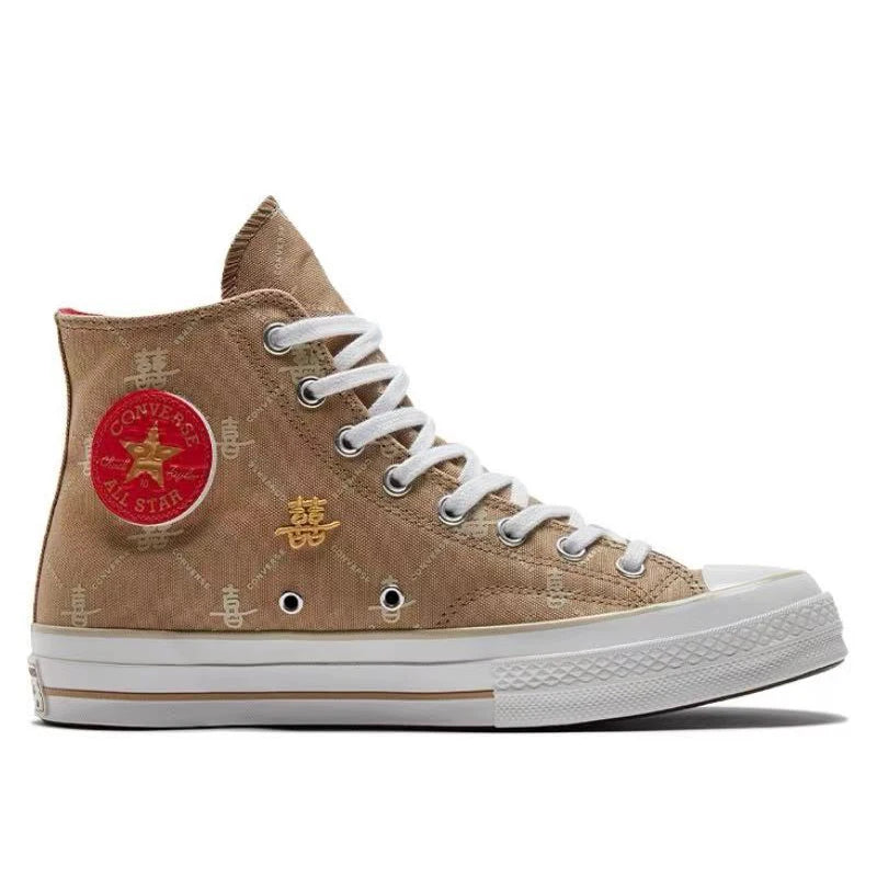 Converse Chuck Taylor All Star 1970s comfortable, trendy, non slip, wear-resistant high top canvas shoes for both men and women