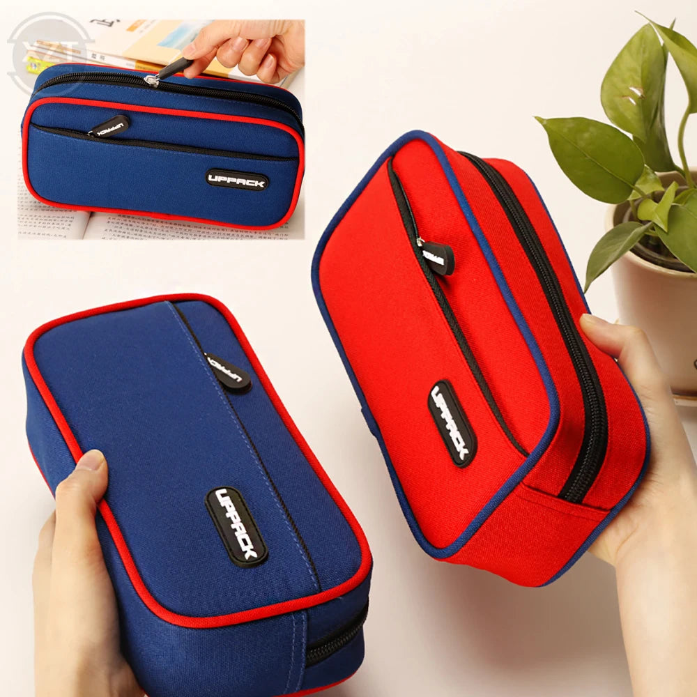 Pencil Case High Appearance Double Layer Pencil Case Pencil/Sundry Storage Children's Pencil Case for Office and School Supplies