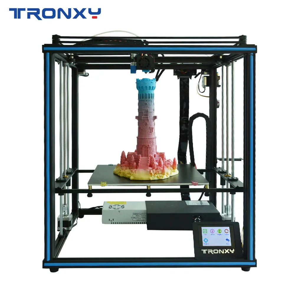 TRONXY X5SA DIY Upgrade DIY 3D Printer Kit 330*330*390mm print size High Precision 3d Printer Touch Screen 3D Printer Kit